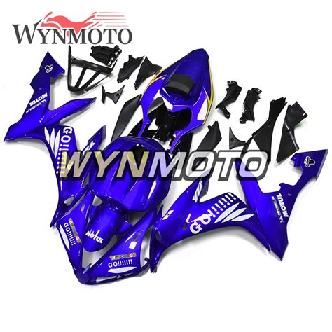 Complete Abs Plastic Injection Gloss Blue Black New Motorcycle Fairings