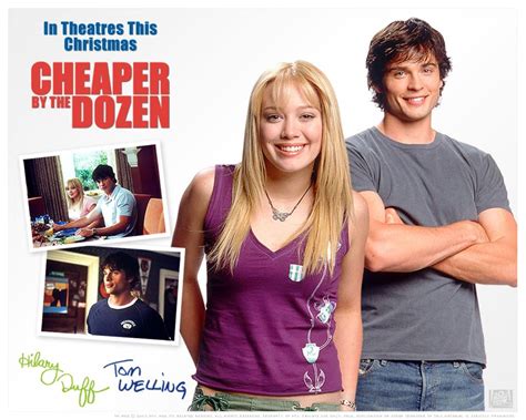 Hilary Duff and Tom Welling in the movie of Cheaper by the Dozen | Cheaper by the dozen, The 