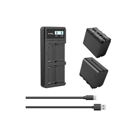 Buy Smallrig Np F970 Dual Battery And Charger Kit In Dubai Abu Dhabi Uae