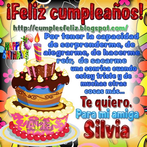 Feliz Cumpleaños Feliz Cumpleaños Silvia