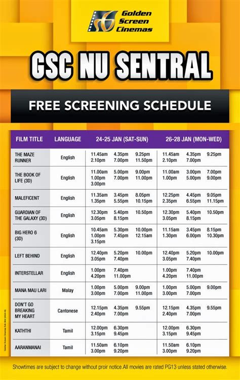 And the opening of gsc cinema will surely be a crowd puller. GSC opens at NU Sentral Mall with FREE screenings ...