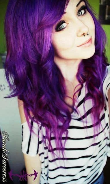 12 Irresistibly Beautiful Purple Hair Color Styles Hair Styles Long