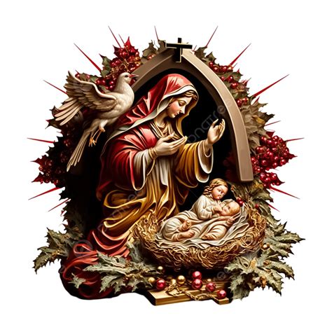 Birth Of Jesus With Mary Mother Virgen Guadalupe Lady Of Guadalupe Jesus Christ Christmas Png