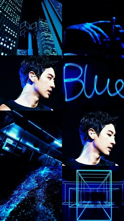 See more ideas about chanyeol, exo chanyeol, park chanyeol. Blue chanyeol | Selebritas, Chanyeol, Wallpaper ponsel