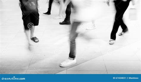 Abstract Blur People Walking Stock Image Image Of White Motion 67434831