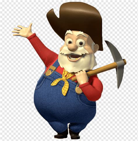Toy Story 2 Ilustración De Personajes Jessie Sheriff Woody Zurg Stinky