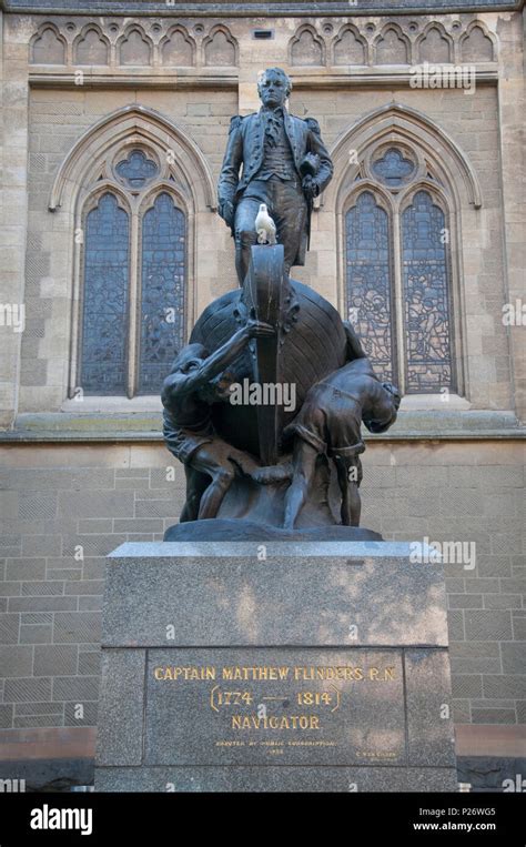 Statue Of The Pioneer Navigator And Explorer Captain Matthew Flinders