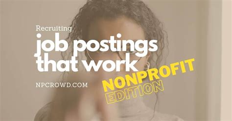 8 Best Practices For Writing Job Postings That Work Nonprofits