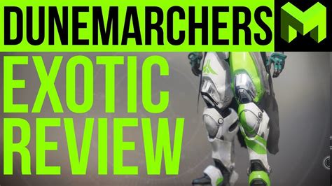 Destiny 2 Dunemarchers Exotic Review Improve Your Titan Mobility Youtube