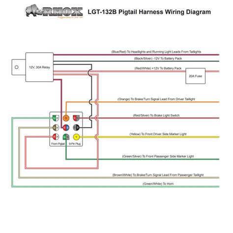 Turn Signal Wiring Diagram For 7 Wire Wiring Flash