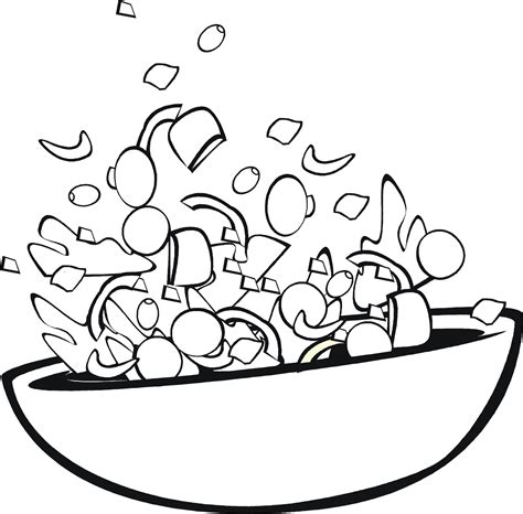 Free printable coloring pages for kids. Food With Faces Coloring Pages at GetColorings.com | Free ...