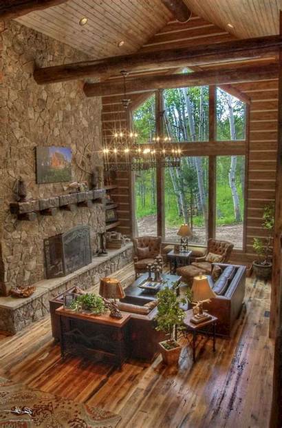Rustic Living Cozy Cabin Rooms Superb Freshouz