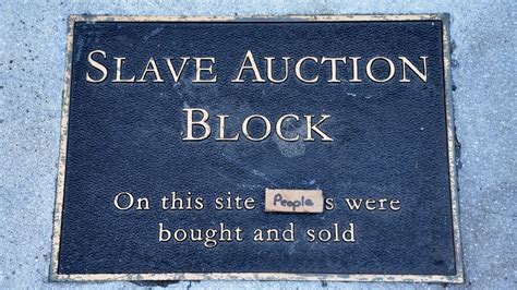 White Amateur Historian Says He Stole Slave Auction Block Plaque