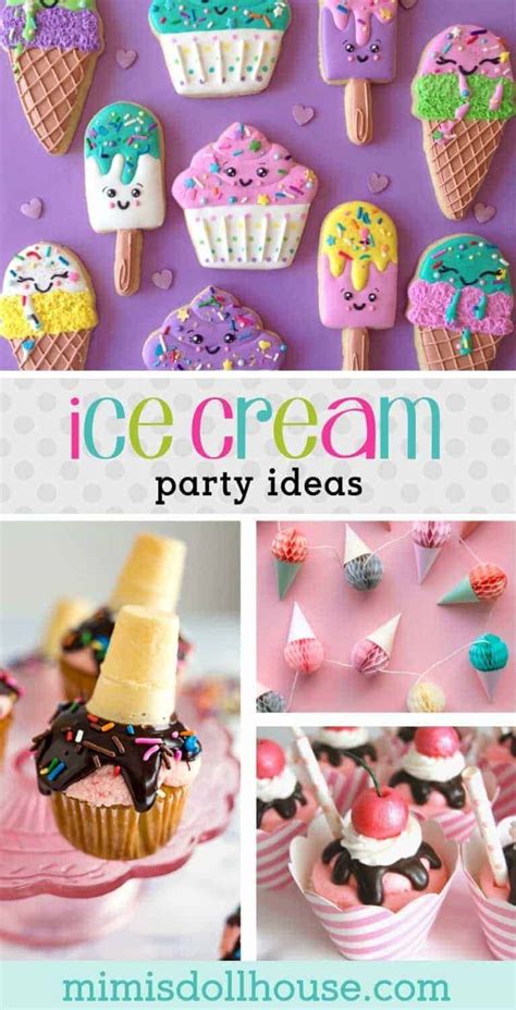 How To Throw A Cool Ice Cream Party Mimis Dollhouse