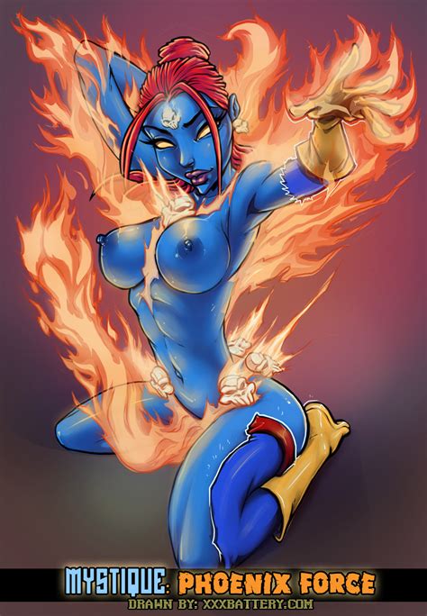 Phoenix Force Pinup Art Mystique Nude Hentai Images