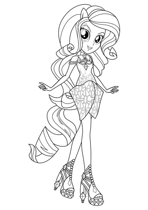 Equestria Girls Coloring Pages (With images) My little pony coloring