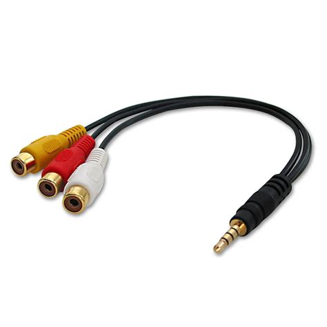 Av Adapter Cable Stereo And Composite Video From Lindy Uk