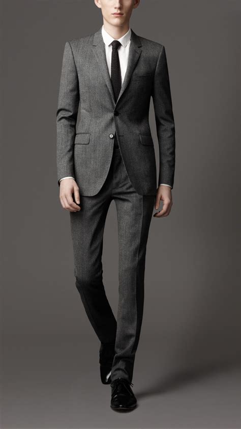 4,528 items on sale from $130. Lyst - Burberry Slim Fit Virgin Wool Herringbone Suit in ...