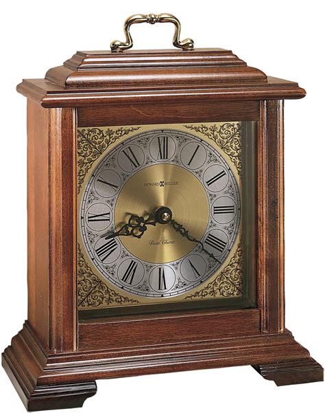 Clocks Roman Nurmals Chiming Mantel Clock 635 107 Howard Miller Cherry