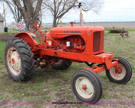 1951 Allis Chalmers Wd Tractor In Lawrence Ks Item G5046 Sold