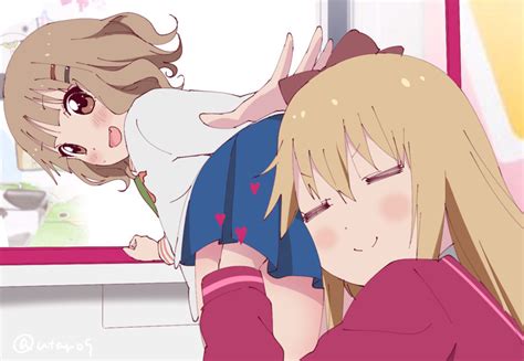 Toshinou Kyouko And Oomuro Sakurako Yuru Yuri Drawn By Kamikiuutarou