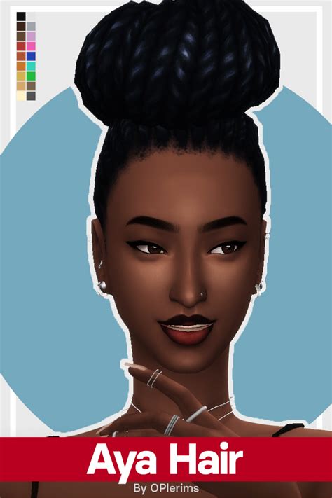 Sims 4 Maxis Match Black Hairstyles