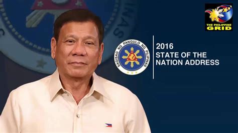 February 12, 2020 by portrait. SONA 2016: First SONA of President Rodrigo Duterte [LIVE ...