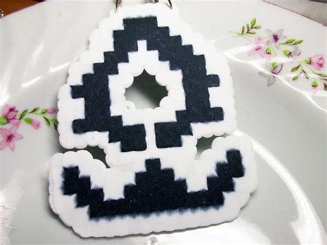 Assasins Creed Logo With Hama Beads In Black By Rabbitsillusions