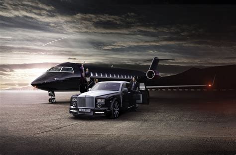 Klasjet Visualisation Black Challenger And Rolls Jets Privés De Luxe