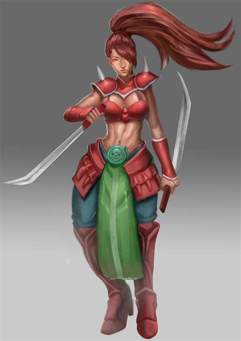 Artstation Female Assassin Character Design