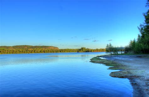 Shoreline At The River At Lake Nipigon Ontario Canada Image Free