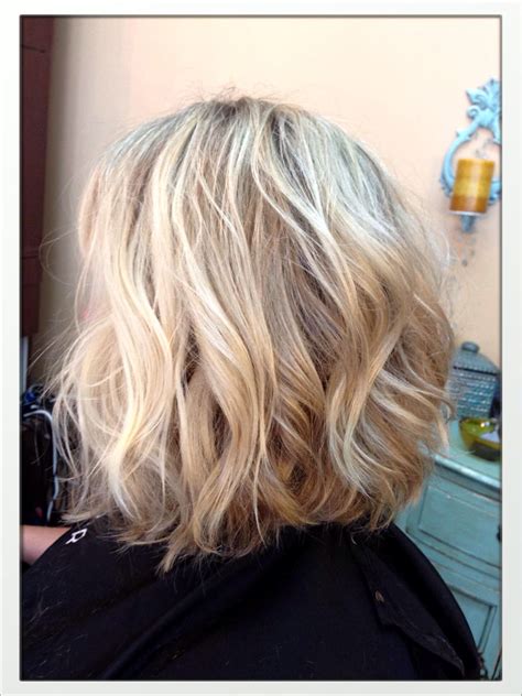 Maybe you would like to learn more about one of these? Blonde shoulder length slightly inverted bob. | Haircuts ...