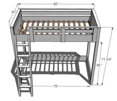 How To Build A Loft Bed Build A Loft Bed Diy Loft Bed Loft Bed Plans