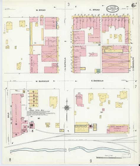 Image 6 Of Sanborn Fire Insurance Map From Eufaula Barbour County