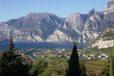 View Of Torbole And The Mountains On The Shores Of Lake Garda Torbole