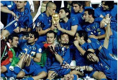 Lucas hernandez (atletico madrid), presnel kimpembe (paris st germain), benjamin pavard (stuttgart), benjamin mendy (manchester city). Italy World Cup Squad 2006 - Autographs - Robert Saunders