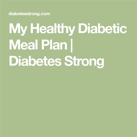 7 Day Diabetes Meal Plan With Printable Grocery List In 2021