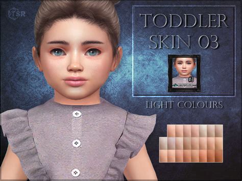 The Sims Resource Toddler Skin 03 Light Colours