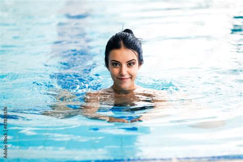Sexy Woman Of Swimming Pool Stock Photo Adobe Stock