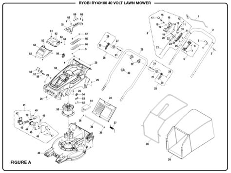 The side discharge works with ryobi 20 in. Ryobi RY40100 40 Volt Lawn Mower Parts and Accessories ...