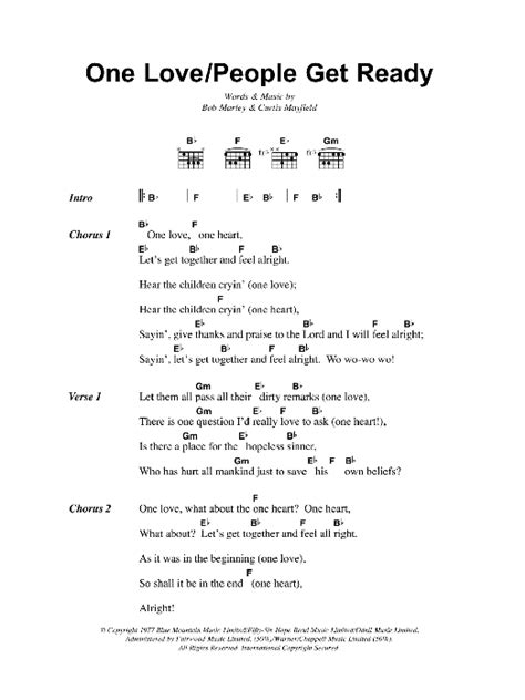 How he loves chords in e. One Love/People Get Ready | Sheet Music Direct
