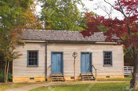 A Historic American One Room Schoolhouse Built In The Early 1800s