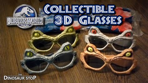 Jurassic World Collectible 3d Glasses Unboxing And Review Youtube