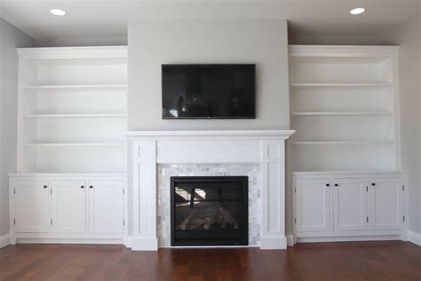 Bookshelves Around Fireplace Built In Around Fireplace Build A