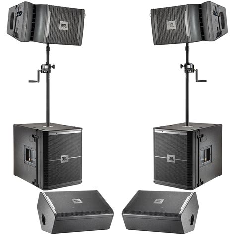 Jbl Vrx 900 Series Line Array Ground Stack Pa Speaker Package With