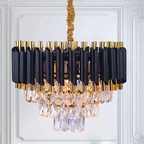 Lights And Lighting Chandeliers Modern Led Luxury Crystal Chandeliers