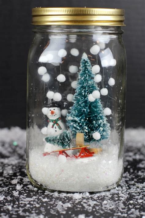 Cute Diy Snow Globe Ideas That You Can Easily Make Using