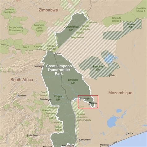 Limpopo National Park And The Larger Great Limpopo Transfrontier