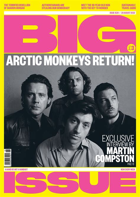 The Big Issue Magazine 1528 The Arctic Monkeys Yourcelebritymagazines