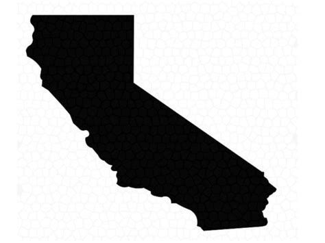 California Svg California State Shape Personalizable Instant Download